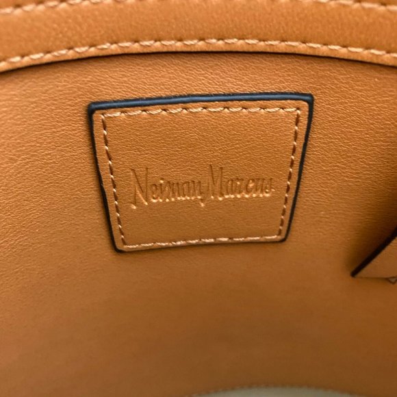 🌷  Neiman Marcus Tote Bag Blue Black colorblock - Picture 2 of 12